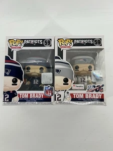 Funko POP! NFL Football Tom Brady #59 weiß & blau Trikot 2 Stück Neu im Karton - Bild 1 von 7