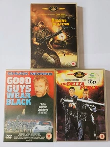 Chuck Norris Trilogy - Set Of 3 Action Movie DVDs - Picture 1 of 2