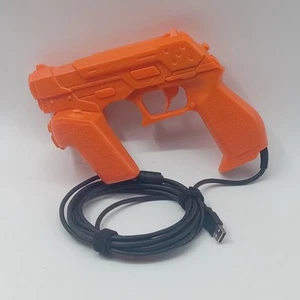 Namco Bandai NC-109 G/C System Product #3 Orange Wired Guncon PS3 Light Gun - Picture 1 of 8