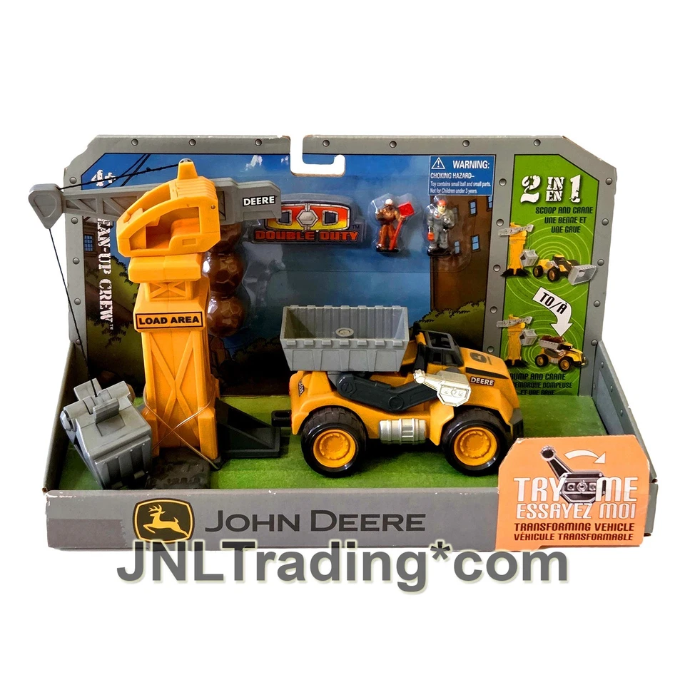 Yr 2008 John Deere Double Duty CLEAN UP CREW 2 in 1 Transforming Vehicle & Crane - Image 1 of 1
