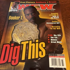 WCW Magazine Issue 65 Booker T With Posters - Picture 1 of 2