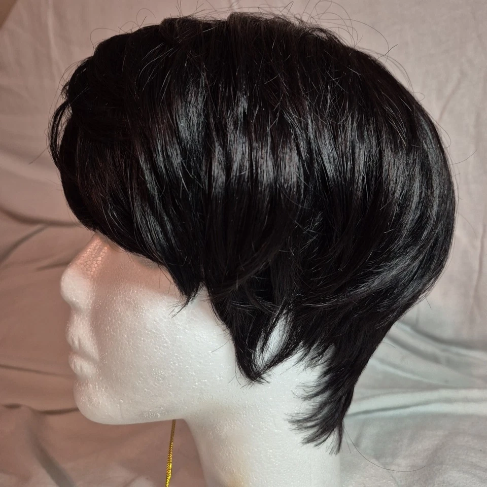 PELUCA SERIE CELEBRIDADES CABELLO HUMANO SENSATIONNEL EMPIRE RAMONA Color: 1B Nueva *Leer* Foto 1 de 4