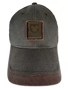 Baseballmütze Walt Disney World Parks Retro Metalllogo schweres Canvas khaki Kappe - Bild 1 von 11