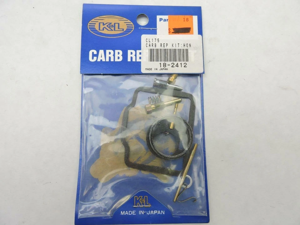 Kit Reparación Carburador K&L Nuevo Repuesto 18-2412 Honda CL175 W2229 Foto 1 de 1