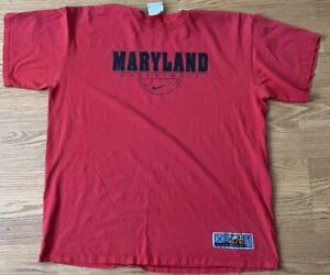 Vintage Nike Maryland Terrapins Shirt Size XL NCAA Basketball National Champions