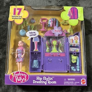 NEW Fashion Polly Hip Stylin' Dressing Room 2001 Polly 17 Fashions Accessories