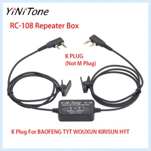 RC-108 K PLUG Bidirection Radio Repeater Box For BAOFENG TYT WOUXUN KIRISUN HYT - Zdjęcie 1 z 7