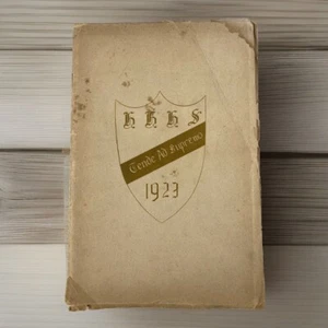 June 1923 Hasbrouck Heights (NJ) High School Blue & White Edition Book w Photos. - Picture 1 of 12