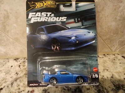 Hot Wheels Premium FAST & FURIOUS Mix 4 1996 Nissan 180SX Type X New 2024 - Image 1 of 4