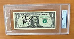 Billete de $1 firmado por Steve Woz Wozniak encapsulado certificado de autenticidad PSA/DNA - Imagen 1 de 3