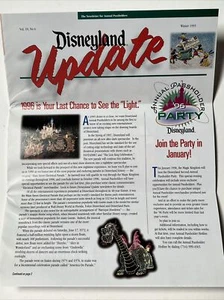 Disneyland Newsletter für Jahreskarteninhaber 1995 8 PGS Die Schöne und das Biest - Bild 1 von 5