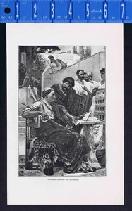 Vespasian Planning the Colosseum in Rome   - 1901 Print - Picture 1 of 1
