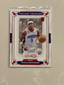 Tarjeta de novato 2022-23 Timeless Treasures Red Paolo Banchero (RC) #336/149 - Imagen 1 de 2
