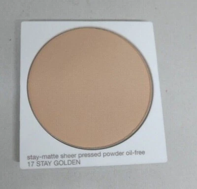 Clinique Stay Matte Sheer Pressed Powder Oil-Free 17 Stay Golden Refill - Image 1 of 2