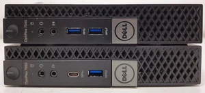 Mixed Lot (2) Dell OptiPlex 7040/7050 Micro Core i3-6100T 3.20GHz 8GB RAM NO SSD - Picture 1 of 11