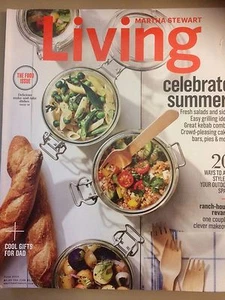 Martha Stewart Living June 2016 Celebrate Summer FREE SHIPPING - Picture 1 of 2