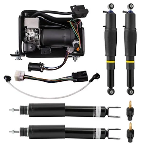 Front&Rear Air Shocks Struts+Compressor for Cadillac Escalade GMC Suburban Yukon - Picture 1 of 12