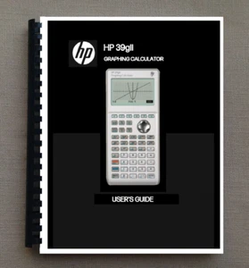 Hewlett-Packard HP 39GII Calculator manual - Picture 1 of 1