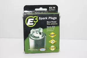 E3.74 E3 Premium Automotive Spark Plugs - 4 SPARK PLUGS NEW - Picture 1 of 4