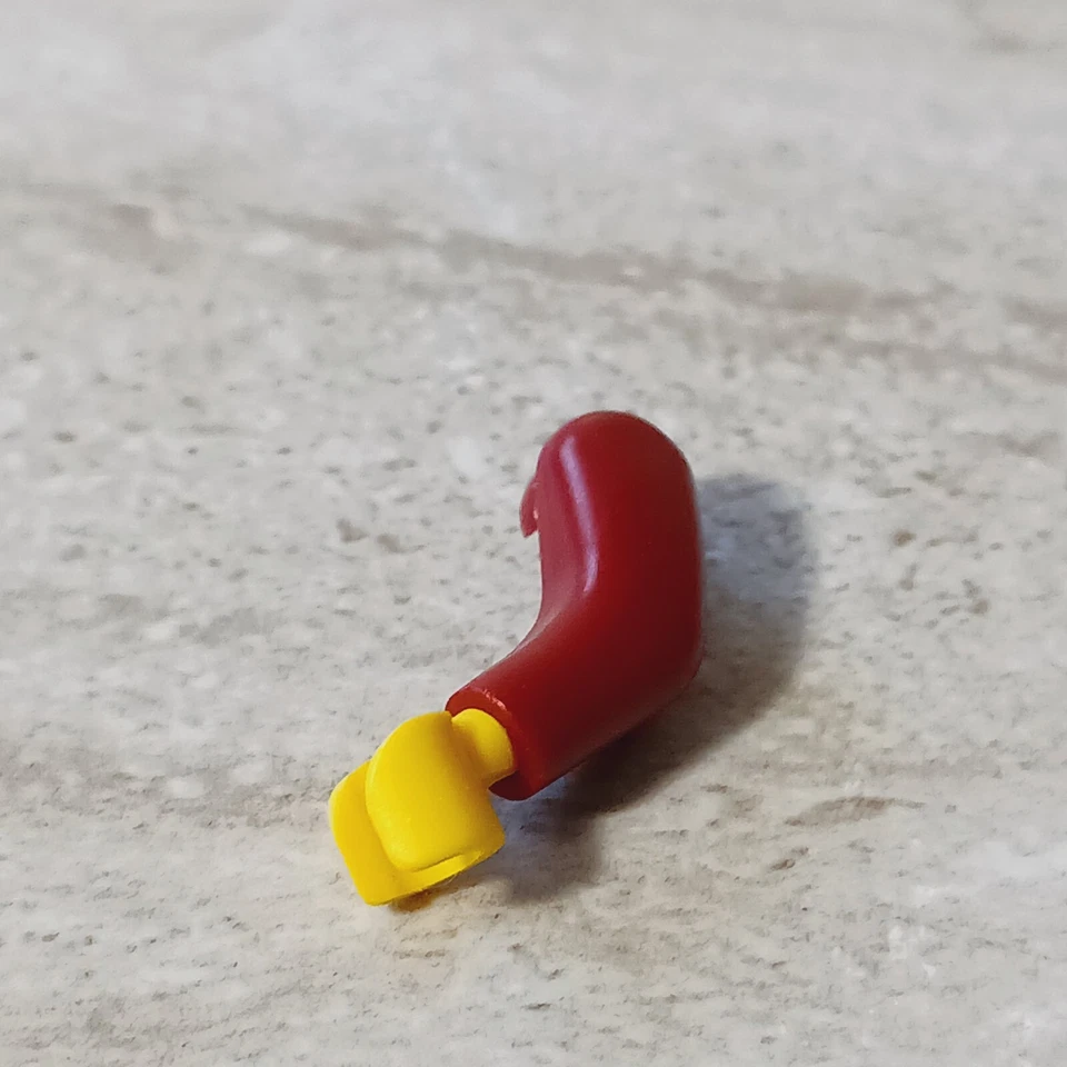 New LEGO Long Arm RIGHT with Hand Dark Red Sleeve Alien Outerspace Creature - Image 1 of 1