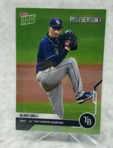 2020 Tampa Bay Rays TOPPS NOW Postseason 10-Card Team Set - PR 142