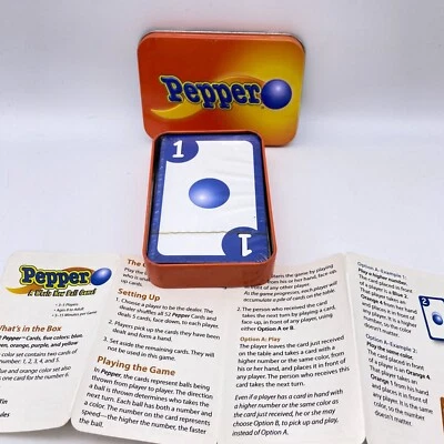 Pepper card game Out of the box Sealed cards A whole new ball game quick play - Image 1 of 4