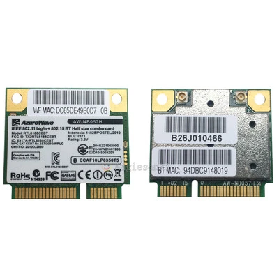 Realtek RTL8188CEBT WLAN 802.11 b/g/n + BT 3.0 150Mbps PCI-E WLAN Kombikarte - Bild 1 von 4