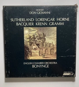 Mozart: Don Giovanni 4xLP Box STEREO London OSA-1434 Sutherland~Horne w/Booklet - Picture 1 of 24
