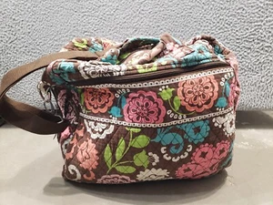 Bolso de fin de semana Vera Bradley acolchado floral grande con cremallera doble asa - Imagen 1 de 16