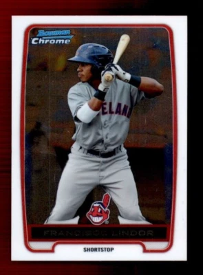 2012 Bowman Chrome Prospects #BCP3 Francisco Lindor NMMT - Image 1 of 2