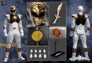 1/6 Toys Battalion Power Rangers Albino Tiger TB010 Action Figure Model Statue - Picture 1 of 14
