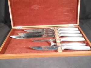 Gerber Legendary Blades Complete Carving Set with Box 6 Pc SS. Snickersnee etal - Picture 1 of 10