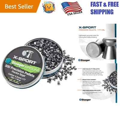 500 Pack of X-Series .177 Wadcutter Pellets - Perfect for Precision Training - Image 1 of 4