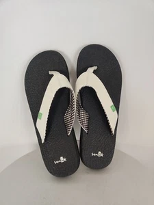 Sanuk Mujer Sandalias Zapatos Senderismo Informales Blanco Mochilero Talla 9 - Imagen 1 de 10