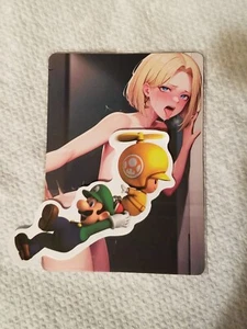 Android 18 Dragon Ball Z Super Waifu Anime Card ACG Goddess Holo TwoSides - Picture 1 of 2