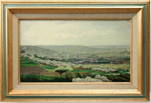 André Wilder, Les Andélys, Huile sur toile / Oil on canvas, André Wilder - Picture 1 of 3