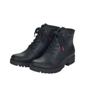Rieker Stiefel Stiefelette Stiefeletten Boots Schnürstiefel Schuhe schwarz 785M1 - Bild 1 von 10