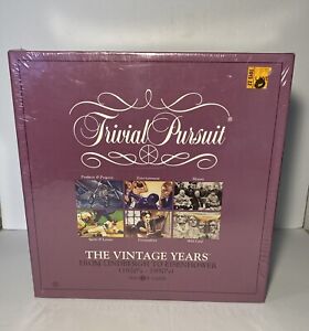 TRIVIAL PURSUIT 1989 THE VINTAGE YEARS 1920's -1950's - BRAND NEW SEALED! VTG