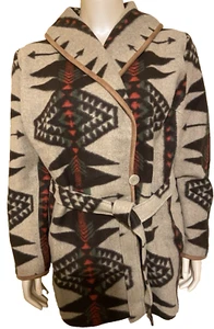 plus size 1X Aztec Belted Jacket sold by Monroe and Main new - Picture 1 of 7