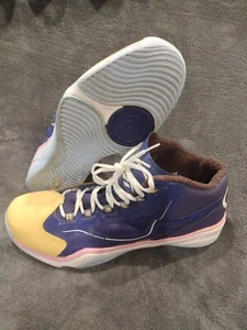 Size 14 - Reebok Q96 Cross Examine Purple, Pink, Blue, Yellow, White-Rare Color  - Picture 1 of 5