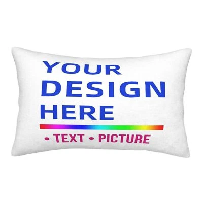 Custom Velvet Pillowcase with Picture Name Text Cozy Pillow Cover for Hair Skin - Image 1 of 4