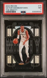 2023 Recon VICTOR WEMBANYAMA The Mighty Mint 7 PSA - Picture 1 of 2