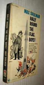 RALLY ROUND THE FLAG, BOYS by MAX SHULMAN (1958 4TH PRINTING BANTAM SC) - Picture 1 of 4
