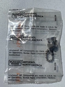 Amphenol Bunker Ramo Shorting Dust Cap CW-123 14868 New in Package - Picture 1 of 3