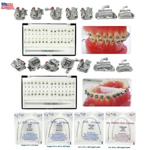 Dental Kieferorthopädische Damon Q selbstligierende Klammer Zahnspange Kupfer NiTi Bogen Draht - Bild 1 von 104