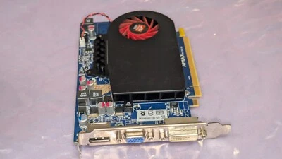 Dell J1N37 AMD Radeon HD 6670 1gb  Full Height Video Card  DVI, DP & VGA - Image 1 of 4