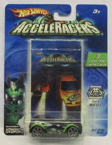 2004 HOT WHEELS ACCELERACERS RACING DRONES 3 OF 9 RD-03 BLACK A9 - Picture 1 of 2