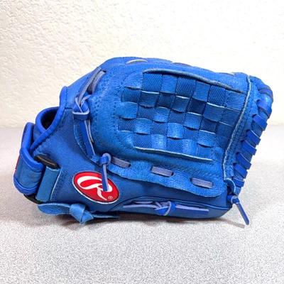 Rawlings 11.5” H1150R RHT Youth Blue Highlight Series Baseball Glove - Image 1 of 4