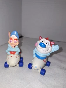 Ren & Stimpy Space Cadet 1994 Nickelodeon Hardee's giocattolo set veicoli auto razzo - Foto 1 di 7