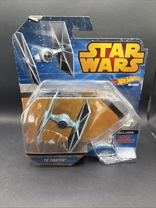 HOT WHEELS 2014 STAR WARS TIE FIGHTER W/FLIGHT NAVIGATOR HTF BLUE - Picture 1 of 2